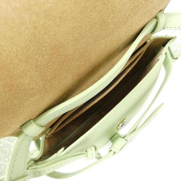 Loewe Gate Dual Mini Leather Shoulder Bag Light Green - Picture 6 of 6